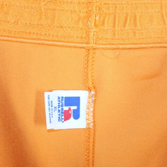Vintage Russel Athletic Womens Orange Nylon Spandex Pants Size XL - Picture 7 of 9